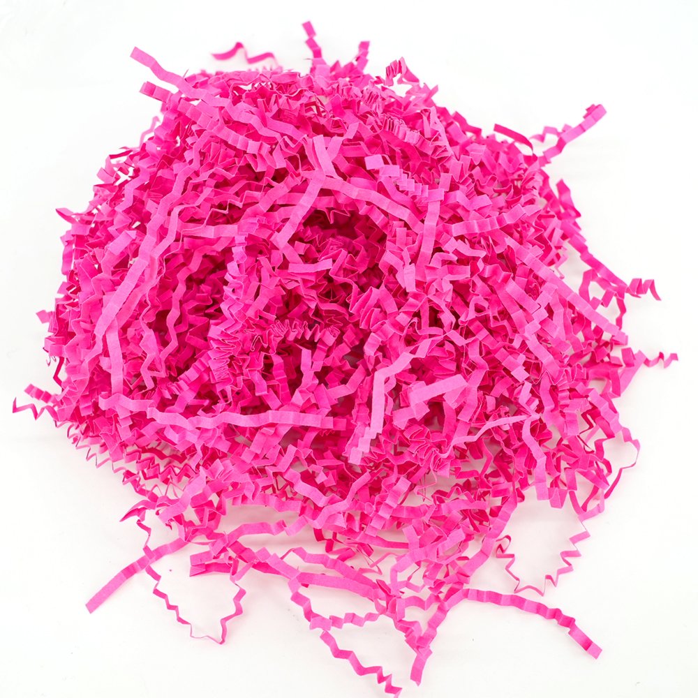 Customized designed wholesale gift packaging decorate black raffia tissue paper crinkle shredded papel triturado paper filler