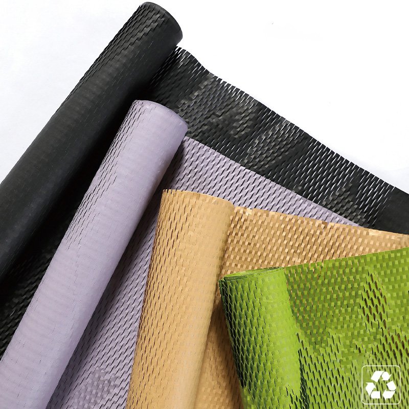 Newly Quality Floral Wrapping Paper Mesh Recyclable Paper Flower Bouquet Honeycomb Paper For Party Gift Decoration