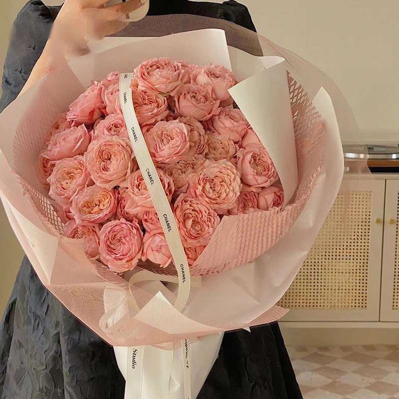 Newly Quality Floral Wrapping Paper Mesh Recyclable Paper Flower Bouquet Honeycomb Paper For Party Gift Decoration