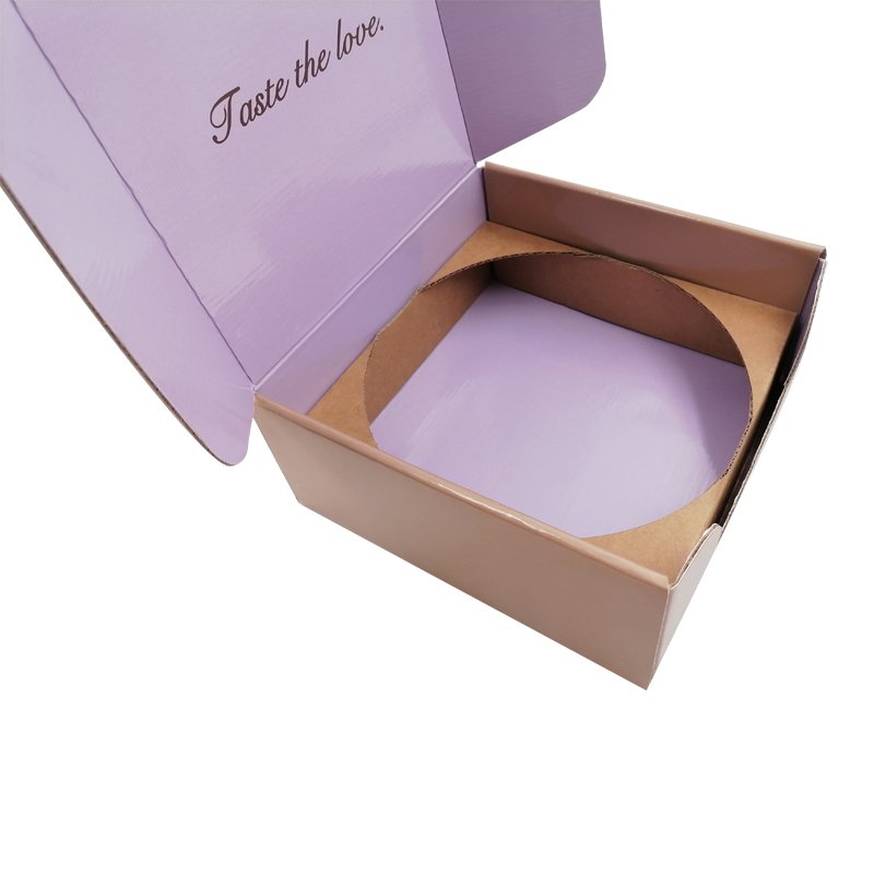 Eco-friendly Degradable Full Color Printed Brown Kraft paper Mug Box packaging paper Box