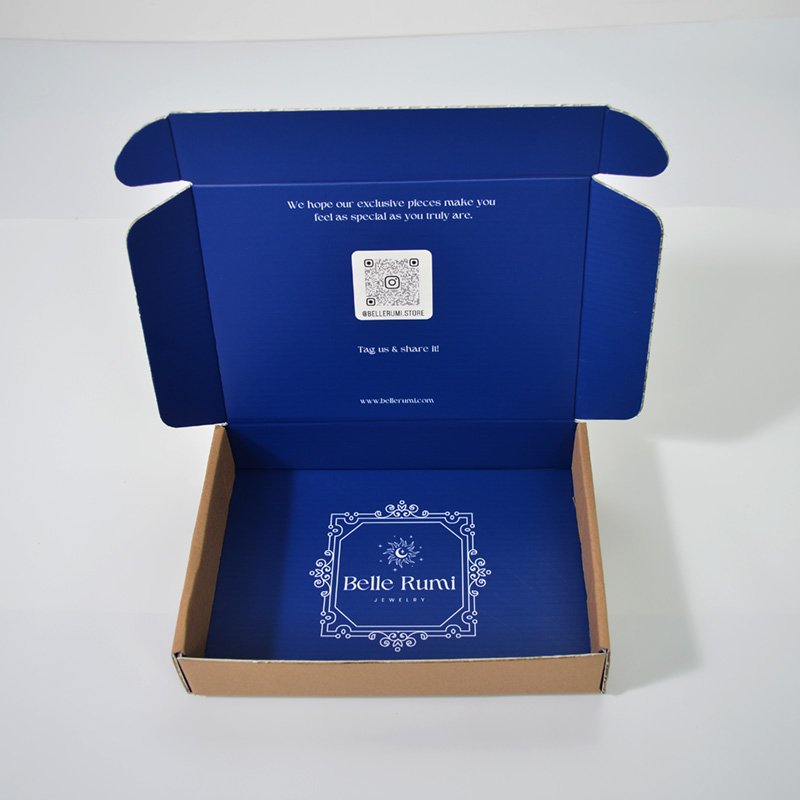 Custom Logo Printed Folding Cardboard Carton Paper Packaging Recycled Brown Corrugated Cardboard Carton Postage Mailing Boxes
