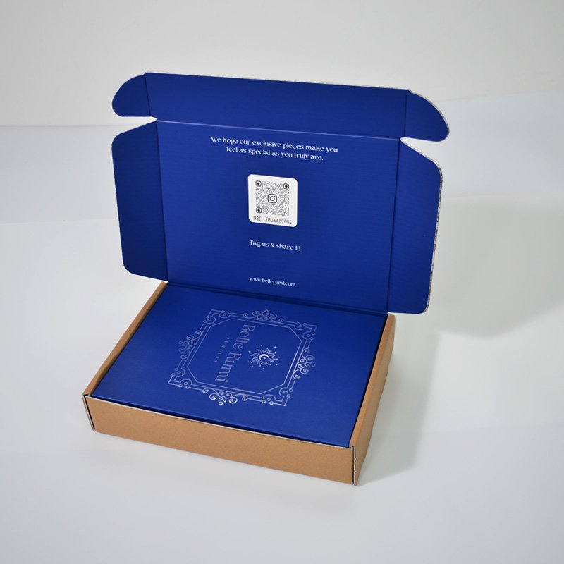 Custom Logo Printed Folding Cardboard Carton Paper Packaging Recycled Brown Corrugated Cardboard Carton Postage Mailing Boxes