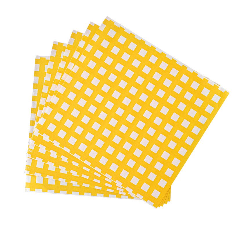 Wholesale Customized Printed Logo And Size Food Safe Grade Burger Paper Greaseproof Hamburger Wrapping Wax Coated Paper