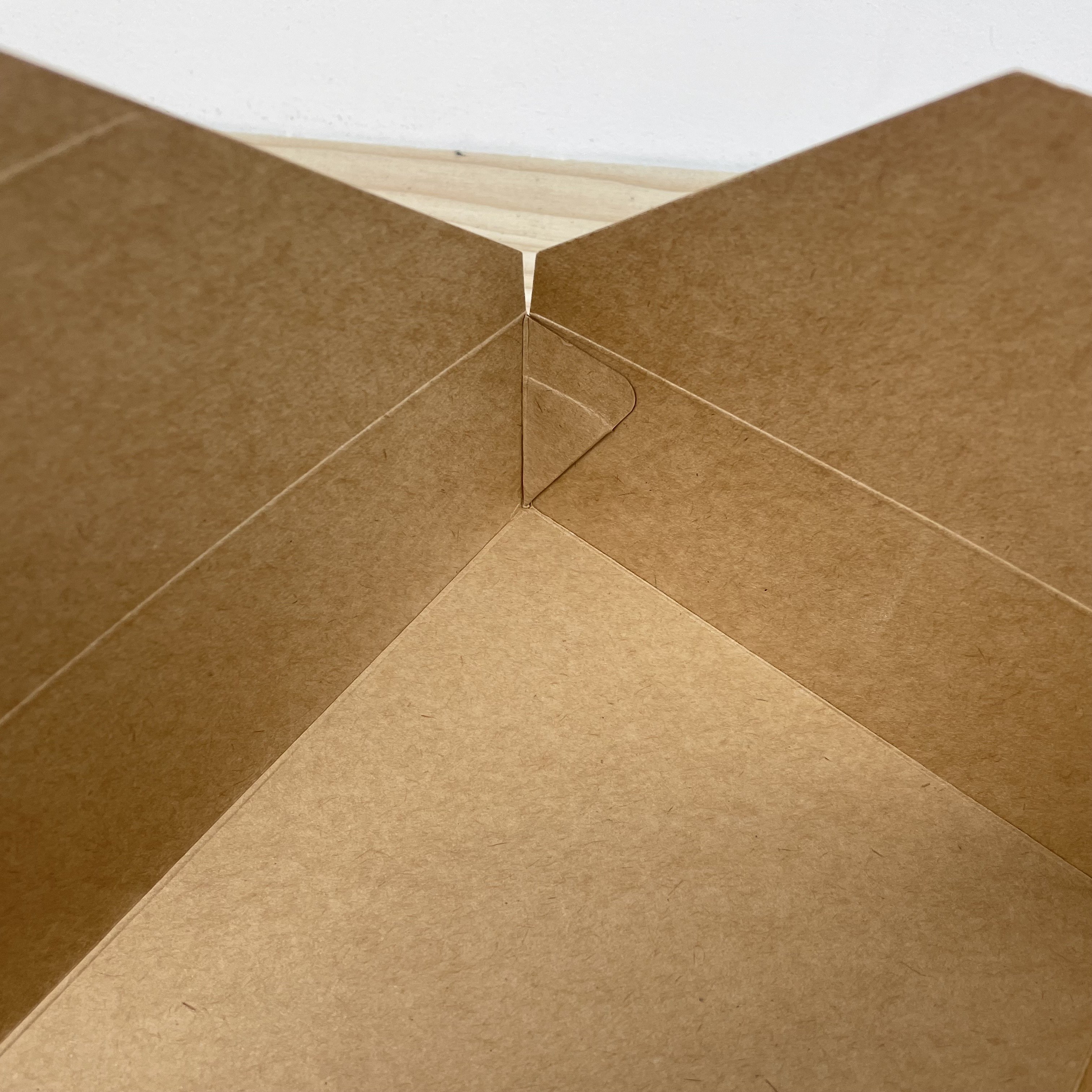Disposable Biodegradable Kraft Paper Food Packaging Salad Box