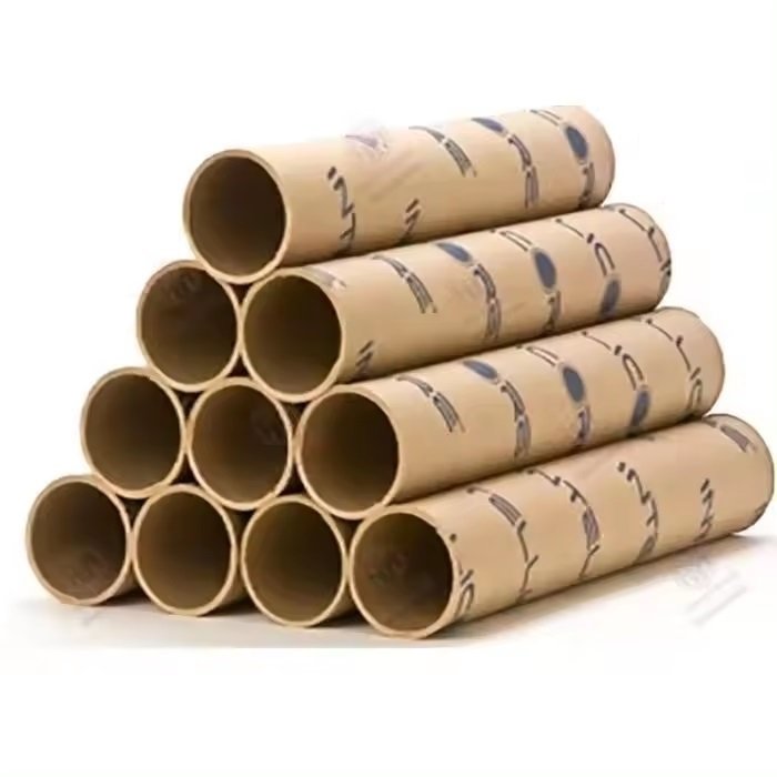 Board Gift Packing UV Coating OEM/ODM Embossing Recyclable Eco-friendly Corrugated Craft Paper Packaging Paper Tube