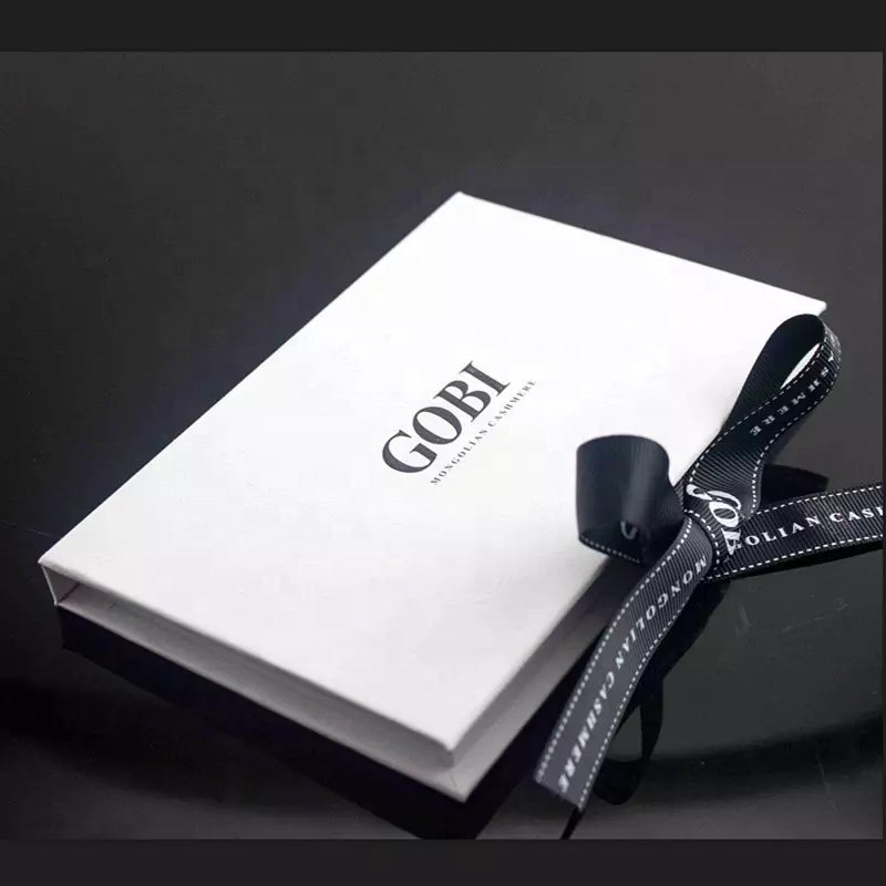 Customizable Paper Credit Card Business Card Gift Card Boxes UV Rigid Packaging Envelope with Ribbon