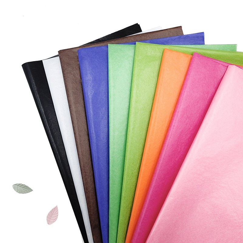 New arrival color wax wrapping tissue packaging paper gift wrapping paper sheets gloss customised gift wrapping paper
