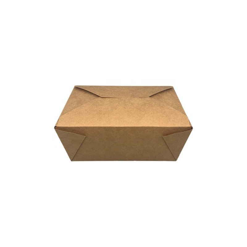 Disposable Take Out Salad Box Food Packaging Cardboard Boxes Take Away Paper Container
