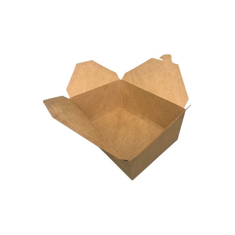 Disposable Take Out Salad Box Food Packaging Cardboard Boxes Take Away Paper Container