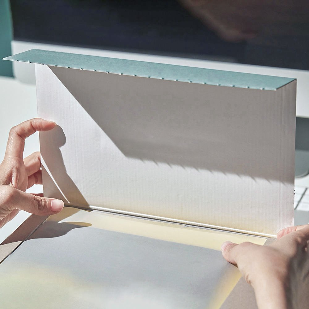 Custom Corrugated Cardboard blue Paper Mailer Shipping box Tear Strip Printed self sealing Surprise Gift Box With Logo