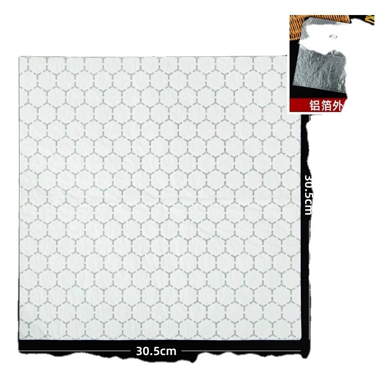 eco-friendly Custom Oil Proof Honeycomb Paper Wax Paper Custom Food Wrapping Paper sandwich for hamburger