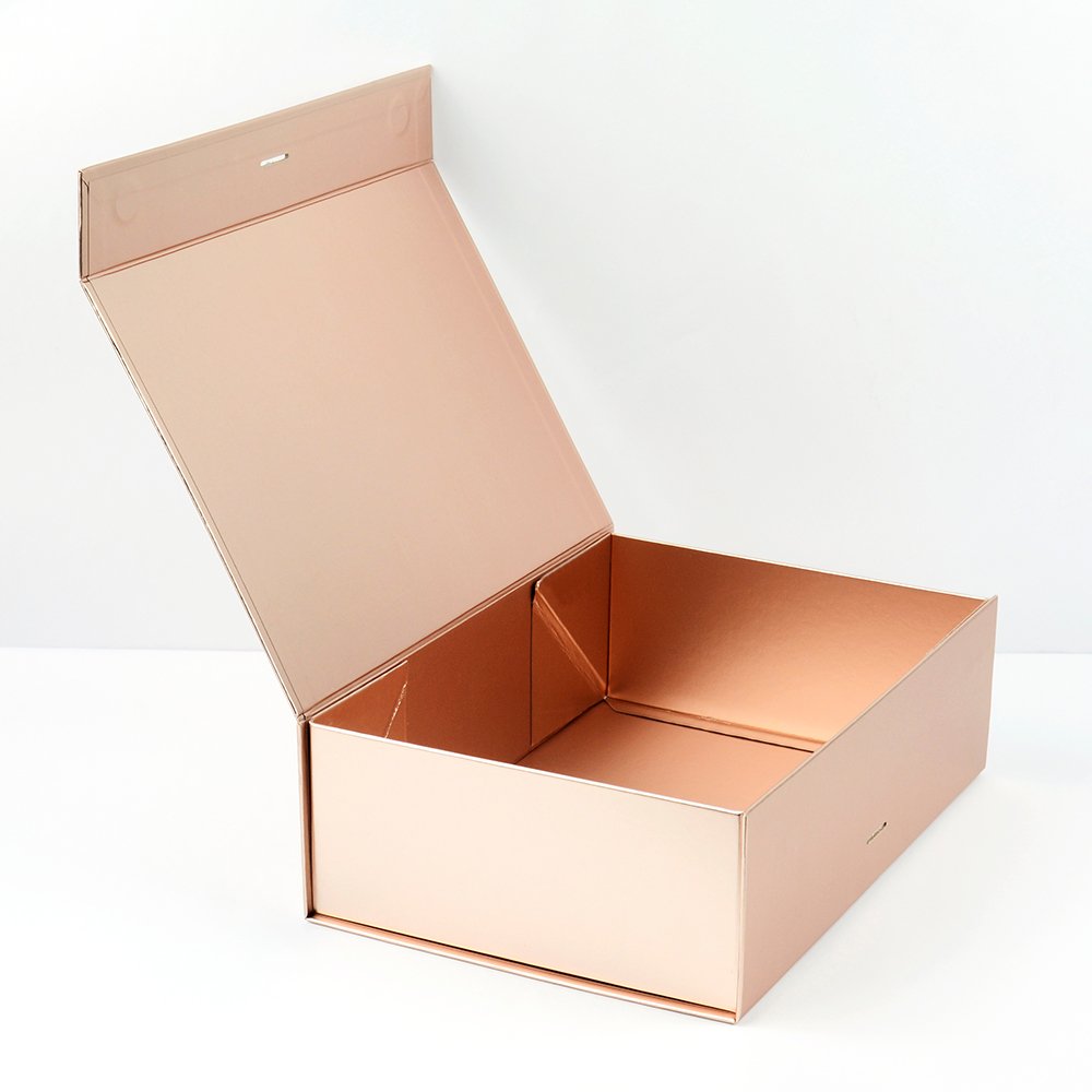 Custom Design One Piece Folding Gift Box Paper Packaging Cardboard Paper Storage Folding Box