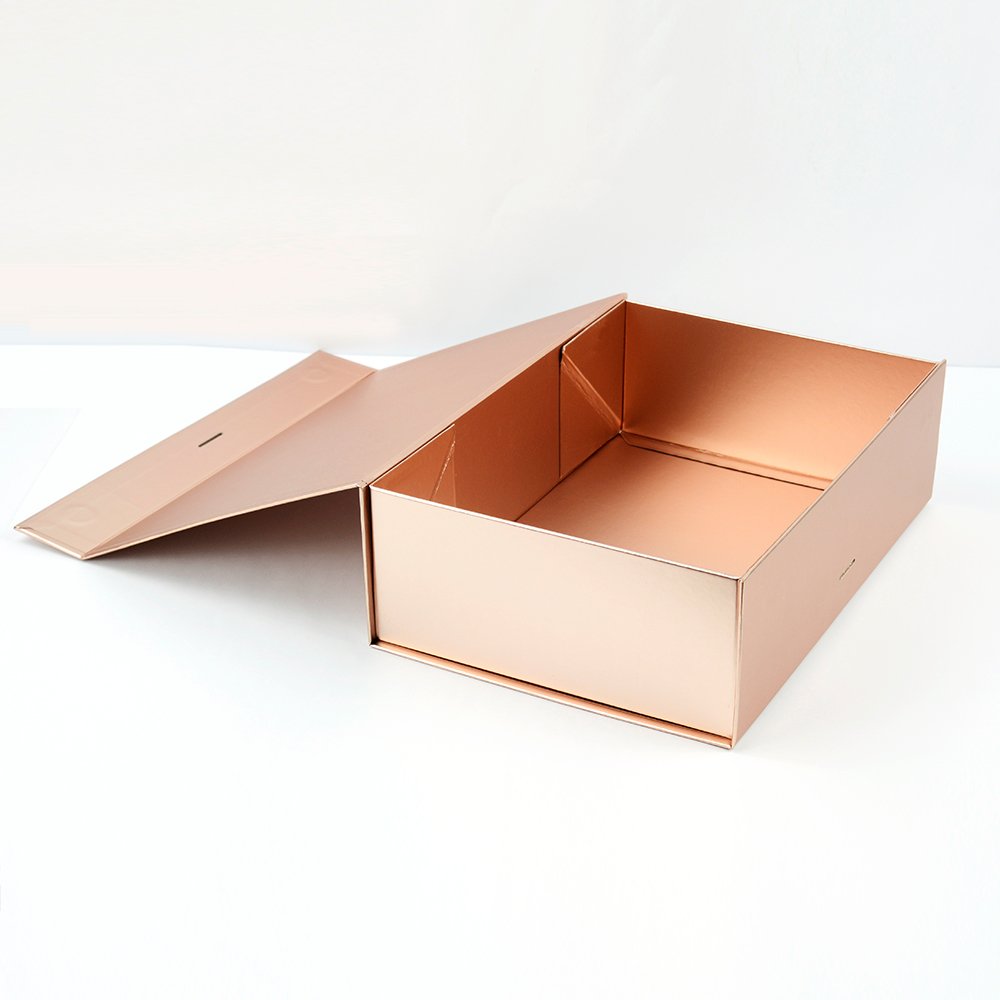 Custom Design One Piece Folding Gift Box Paper Packaging Cardboard Paper Storage Folding Box