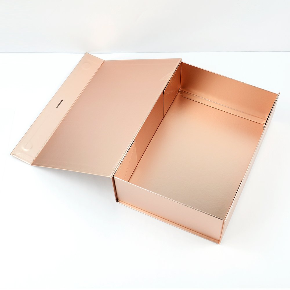 Custom Design One Piece Folding Gift Box Paper Packaging Cardboard Paper Storage Folding Box