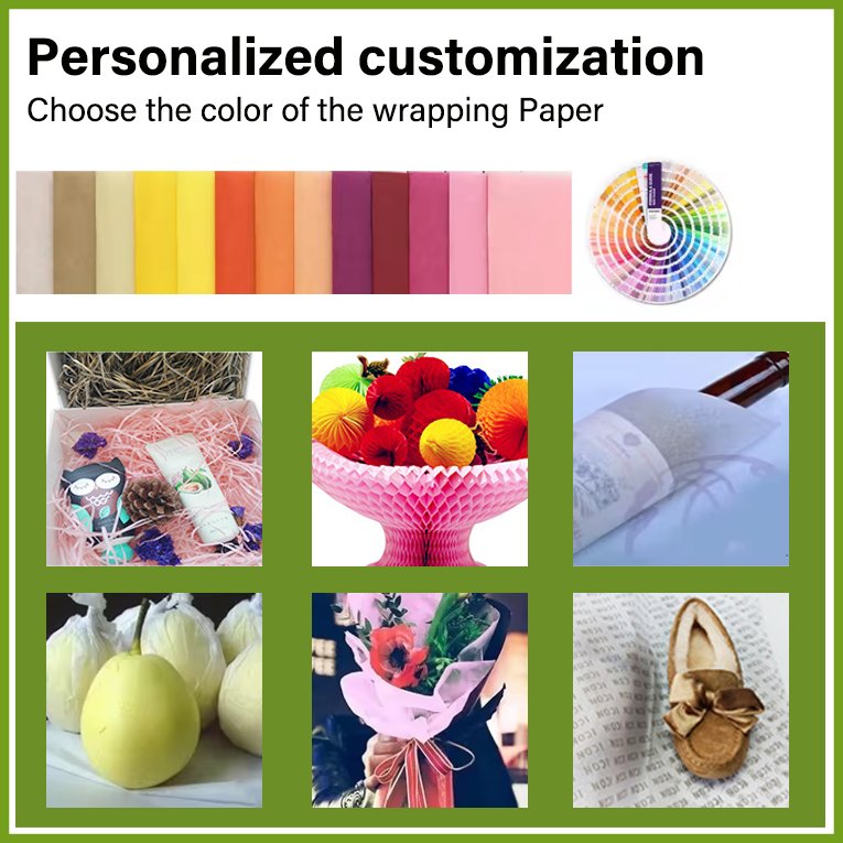 Customized Printed LOGO Eco Friendly Wrapping Paper Wholesale Gift Wrapping Paper Cheap Luxury Wrapping Paper