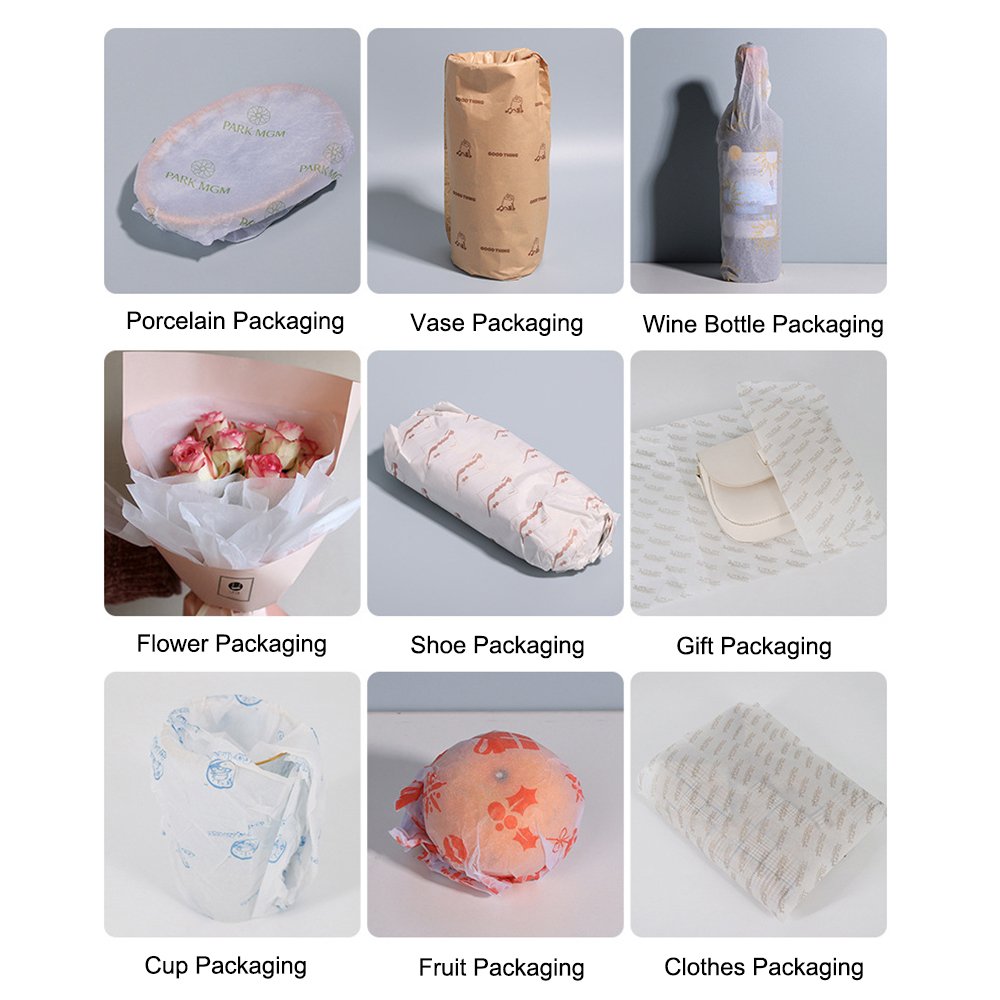 Customized Printed LOGO Eco Friendly Wrapping Paper Wholesale Gift Wrapping Paper Cheap Luxury Wrapping Paper