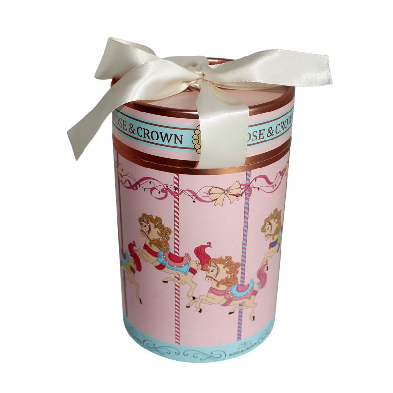Kraft Paper Tube Cylindrical Paper Gift Packaging Paper Tube Gift With Ribbons Gift Box Recycled Craft