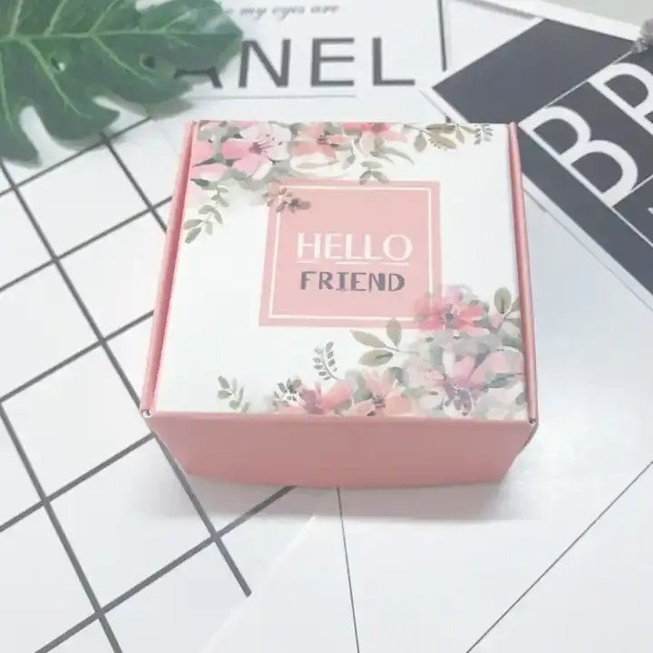High quality creative exquisite recycled folded printed packaging paper box for gift decoration