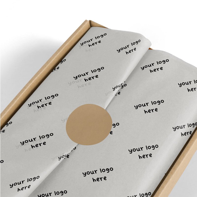 Waterproof Recycled Custom Packaging Wrapping Silk Tissue Paper for Shoes Clothing Gift with logo