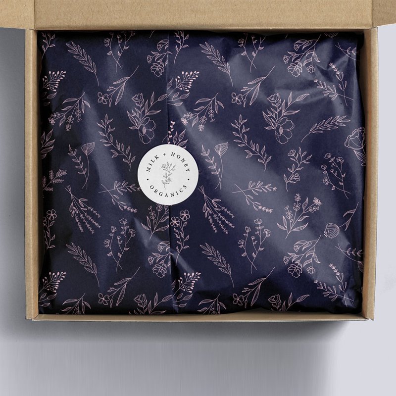 Waterproof Recycled Custom Packaging Wrapping Silk Tissue Paper for Shoes Clothing Gift with logo