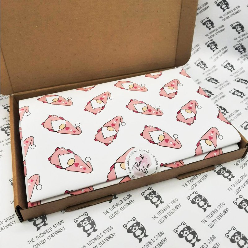 Waterproof Recycled Custom Packaging Wrapping Silk Tissue Paper for Shoes Clothing Gift with logo