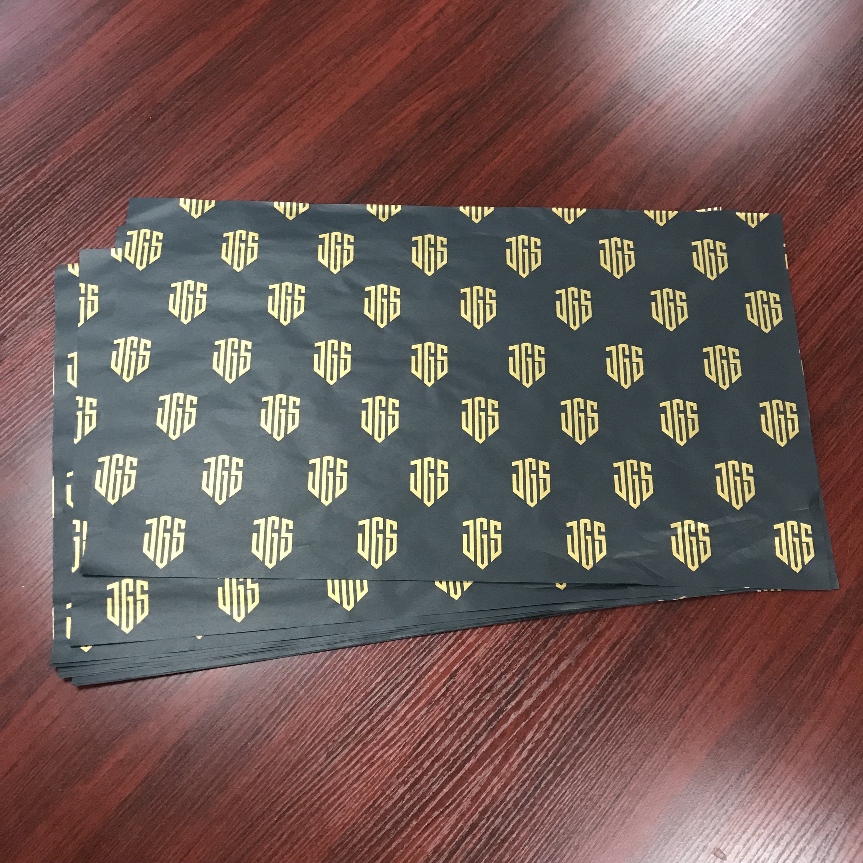Custom printing custom tissue paper packaging for hair extension