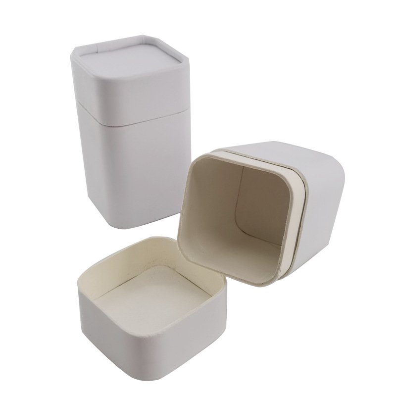 Wholesale Luxury Cylinder Paperboard Tea Tube Packaging Paper Cosmetic Canister Cylinder Packaging Box Tube