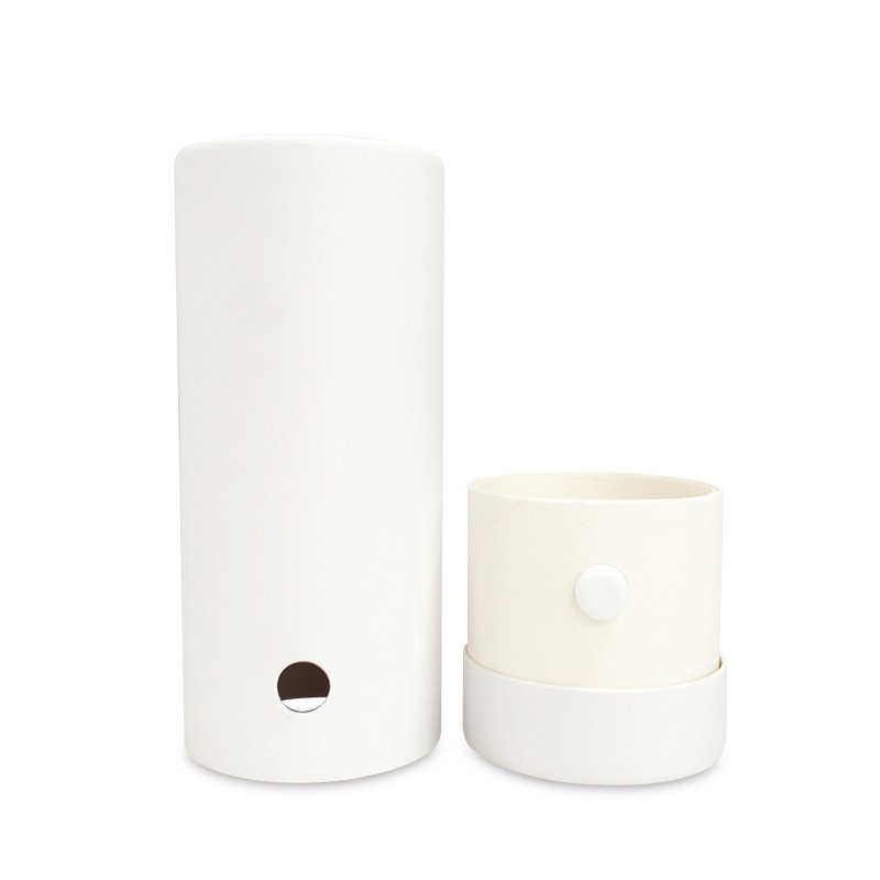 Wholesale Luxury Cylinder Paperboard Tea Tube Packaging Paper Cosmetic Canister Cylinder Packaging Box Tube