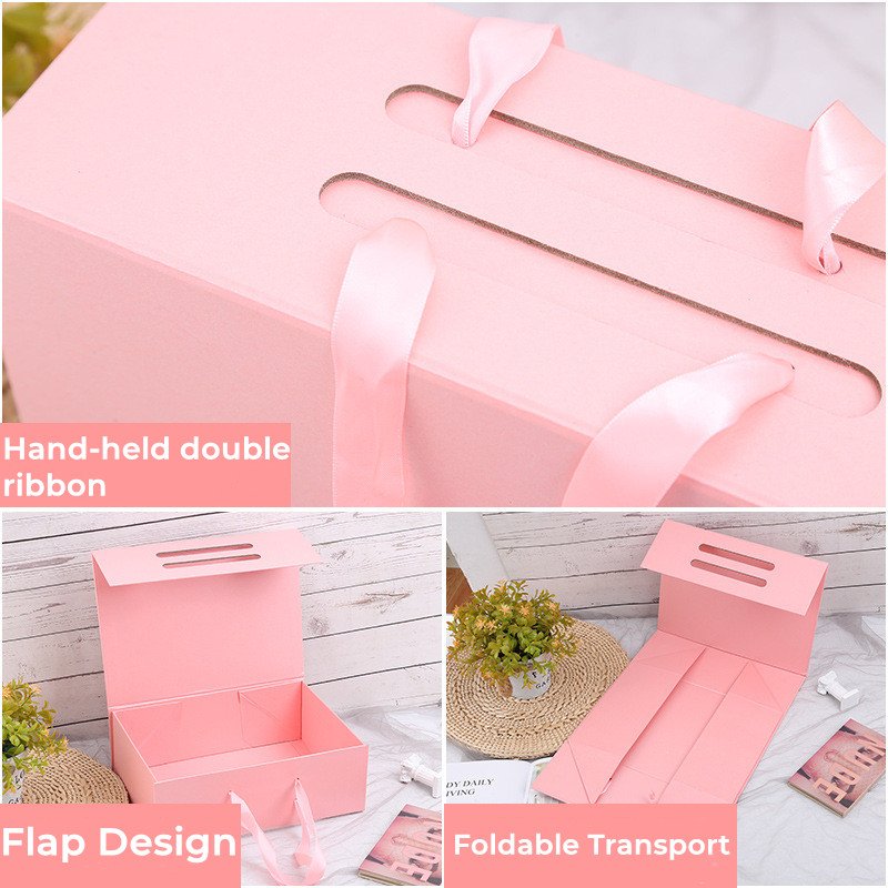 Luxury Large Storage Kids Toy Packaging Custom Paper Cardboard Suitcase Gift Box