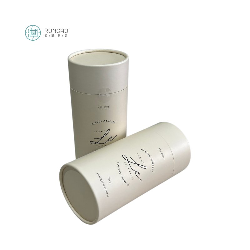 Eco-Friendly Biodegradable Food-Grade Kraft Cardboard Cylinder Box Tea Paper Tube Packaging Stylish and Sustainable
