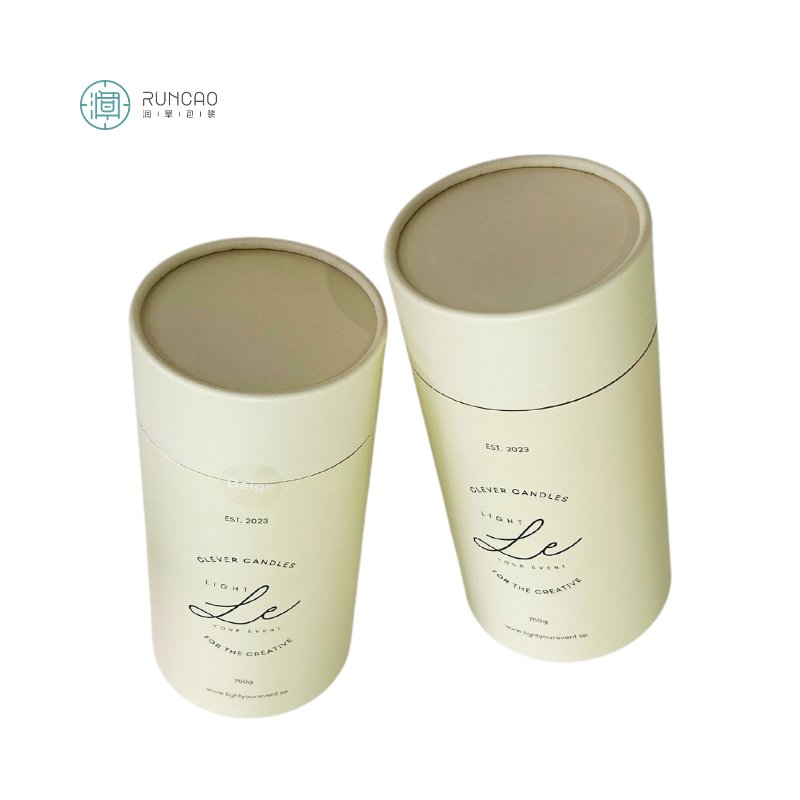 Eco-Friendly Biodegradable Food-Grade Kraft Cardboard Cylinder Box Tea Paper Tube Packaging Stylish and Sustainable