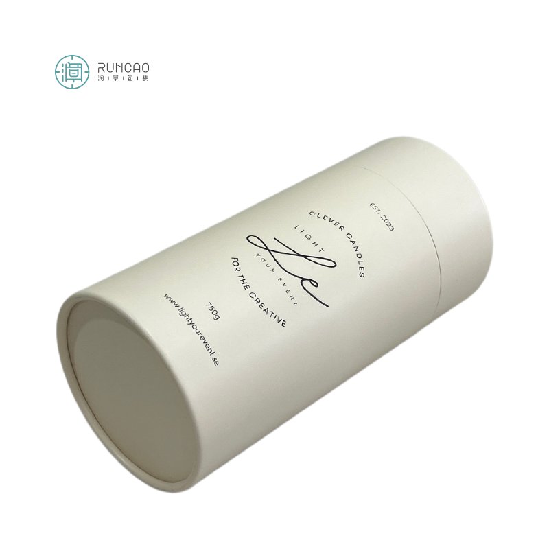 Eco-Friendly Biodegradable Food-Grade Kraft Cardboard Cylinder Box Tea Paper Tube Packaging Stylish and Sustainable