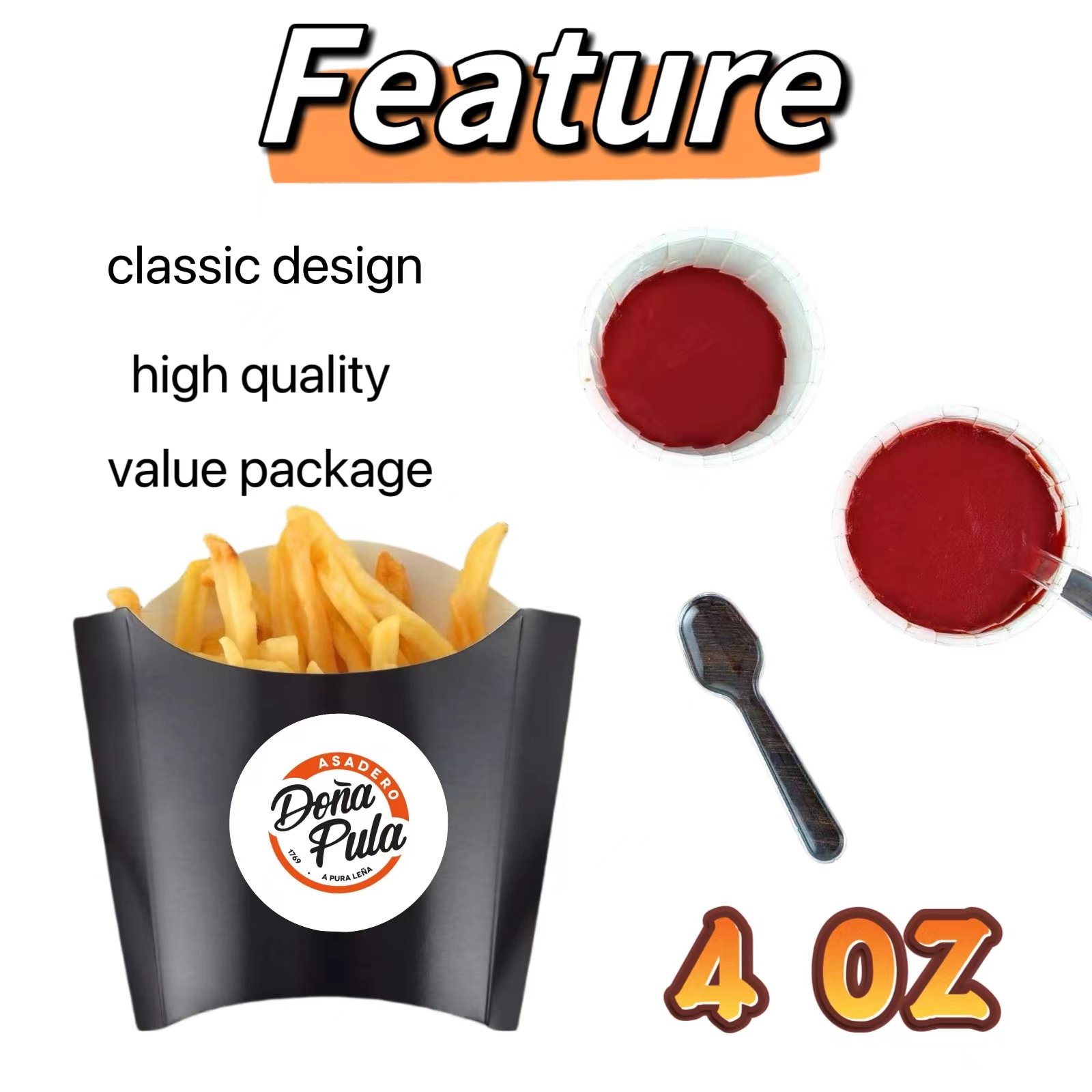 Custom kids snacks set hamburger burger fast food paper boxes container for french fries fried chicken wing packaging box