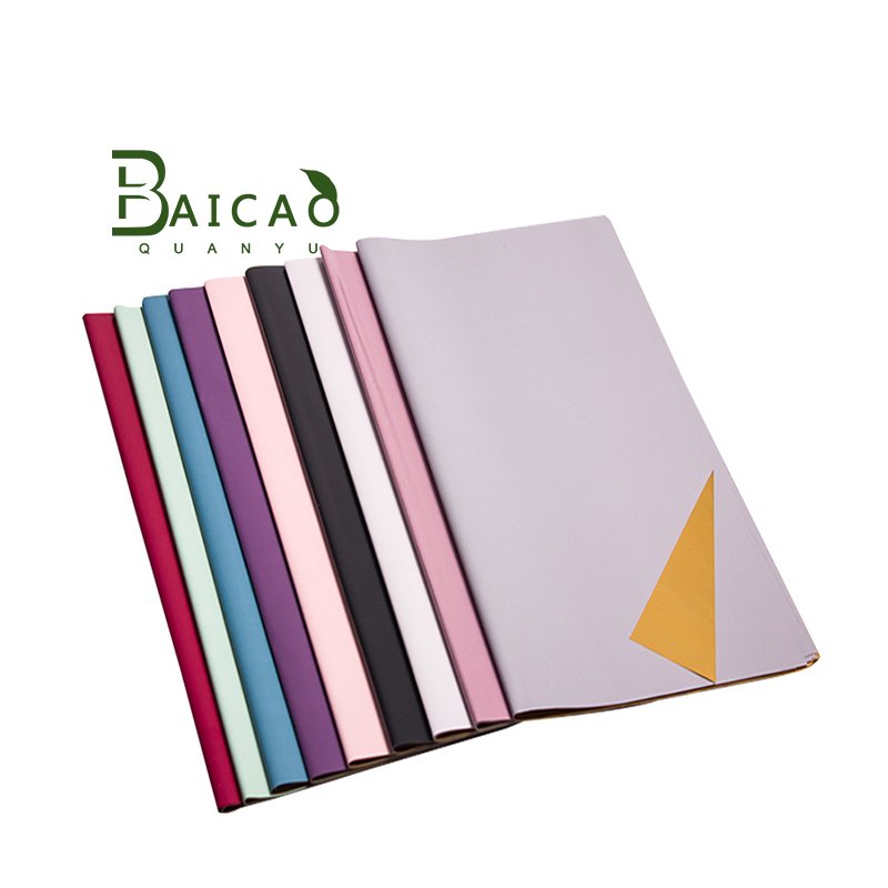 Pearlescent film material waterproof flower packaging printed wrapping paper wrapping paper
