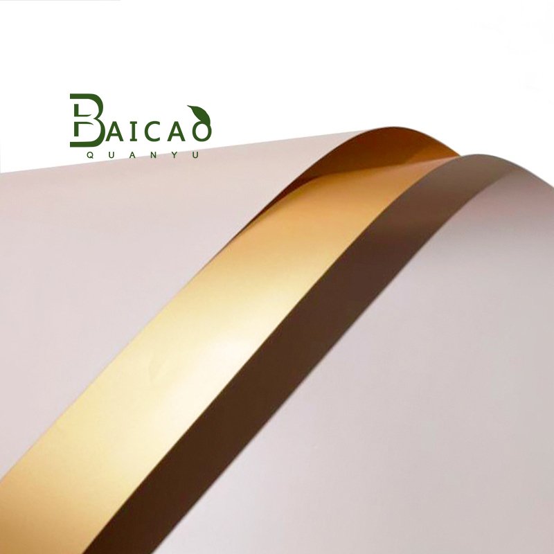 Pearlescent film material waterproof flower packaging printed wrapping paper wrapping paper