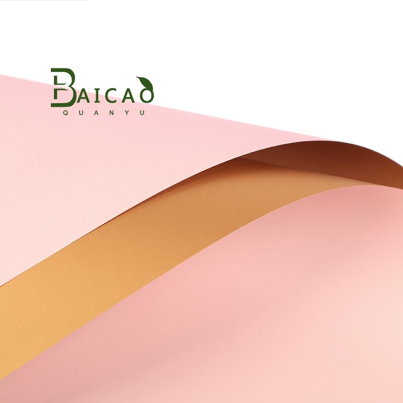 Pearlescent film material waterproof flower packaging printed wrapping paper wrapping paper