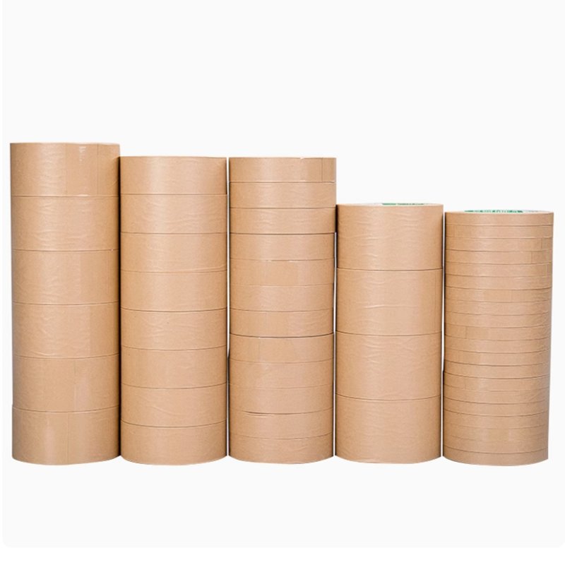 High Strength Eco Friendly Custom Logo Printed Self Adhesive Kraft Paper Tape Packing Tape
