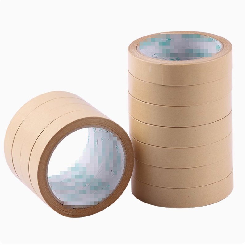 High Strength Eco Friendly Custom Logo Printed Self Adhesive Kraft Paper Tape Packing Tape