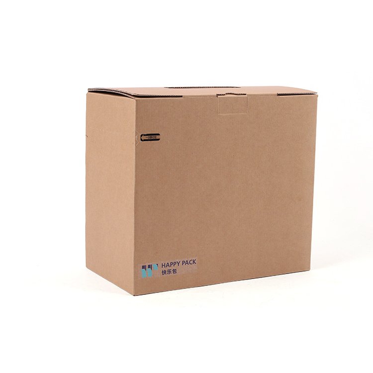 Supplier Produce High Quality Brown Zipper Cardboard Packing Caja De Carton Kraft Paper Box