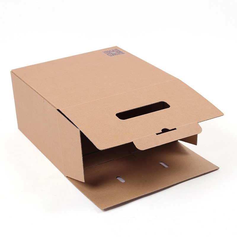 Supplier Produce High Quality Brown Zipper Cardboard Packing Caja De Carton Kraft Paper Box