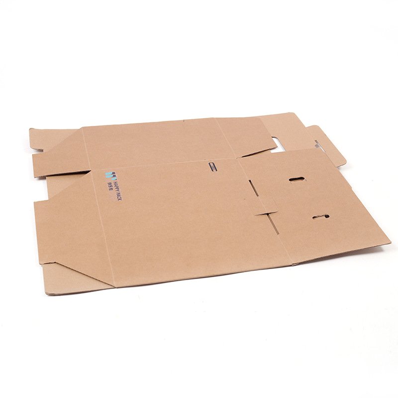 Supplier Produce High Quality Brown Zipper Cardboard Packing Caja De Carton Kraft Paper Box