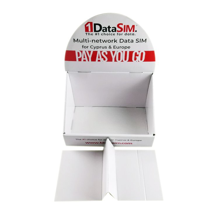 Custom cardboard counter Display Box