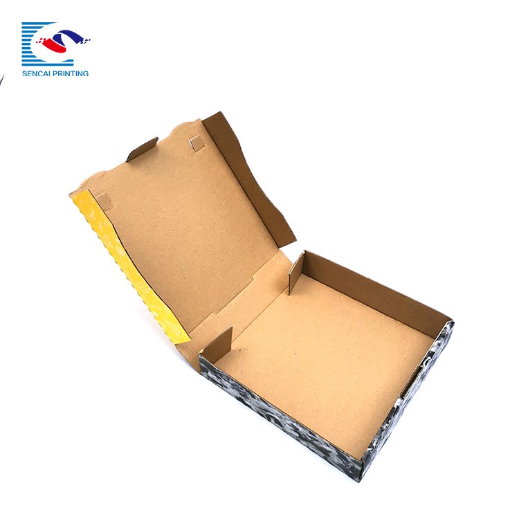 Promotion Price Free Sample Customized Food Pizza Take- out White Card Paper Packaging Boxes For Pizza