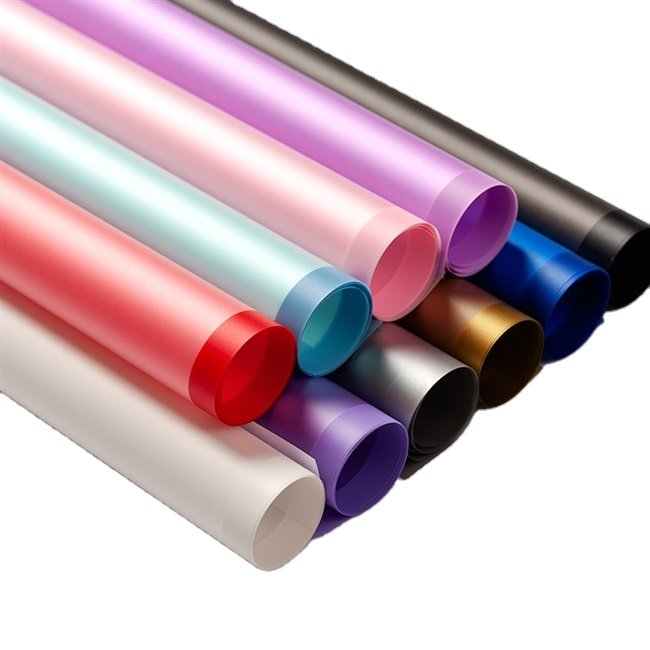 Florist wrapping paper border mist top waterproof paper Korean bouquet wrapping paper 20 packs for festivals