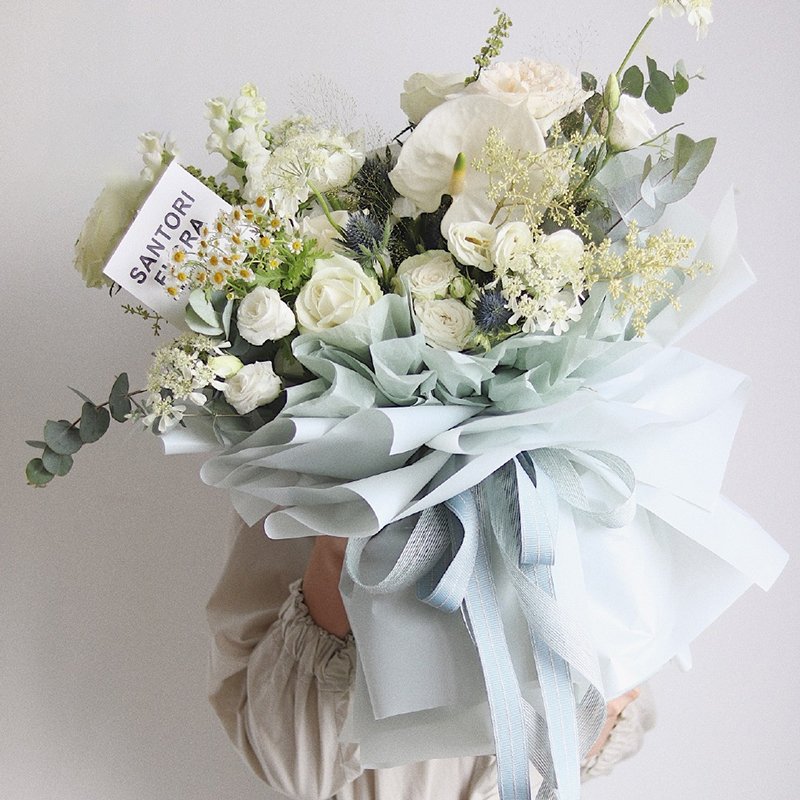 Wholesale Custom Cheap Korea Translucent Flower Packaging Paper Waterproof Multicolor Gift Wrapping Paper