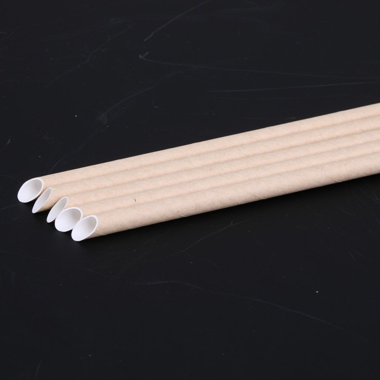 Manufacturer Customized Biodegradable Paper Drinking Straws Wrapped Paper Boba Straw