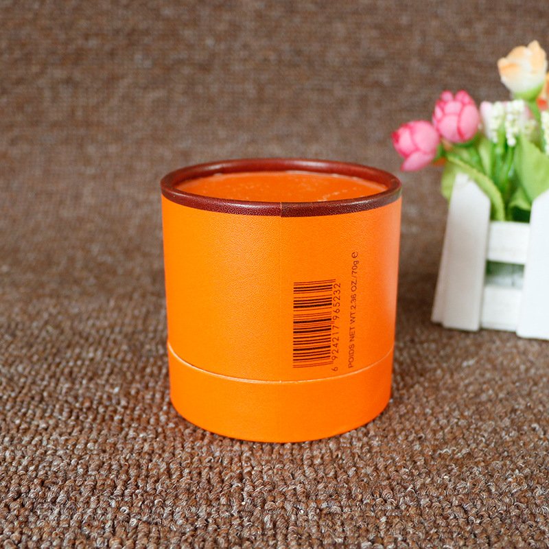 Customized cosmetic paper tube packaging with plastic tray