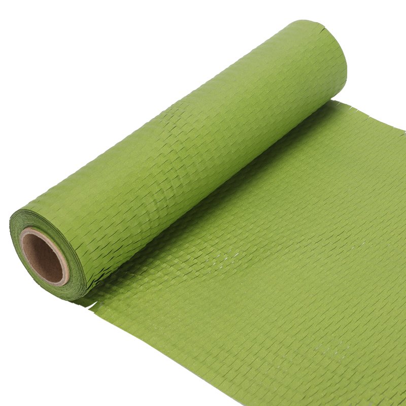 Wholesale Cushion Different Colors Packaging Kraft Paper Roll Material Sealing Honeycomb Kraft Paper Roll Custom Size