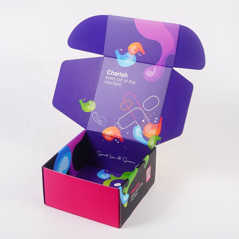 Cosmetic Corrugated Cardboard Paper Product Packaging Custom Logo Shipping Design Mailer Box for Clothes