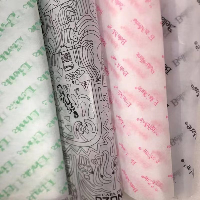 17g28g32g Tissue Paper Copy Printing Logo Sydney Paper Cotton Colorful Clothing Gift Wrapping Paper Socks PE Screen Printing 001